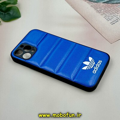 قاب گوشی iPhone 12 Pro آیفون پافر چرمی فانتزی Hard محافظ لنز دار طرح Adidas کد 16100