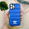 قاب گوشی iPhone 12 Pro Max آیفون پافر چرمی فانتزی Hard محافظ لنز دار طرح Adidas کد 16105