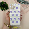 قاب گوشی iPhone 13 Pro Max آیفون پافر چرمی فانتزی Hard محافظ لنز دار طرح قلبی کد 16117