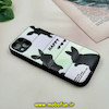 قاب گوشی iPhone 13 آیفون پافر چرمی فانتزی Hard محافظ لنز دار طرح خرگوش Happy کد 16108