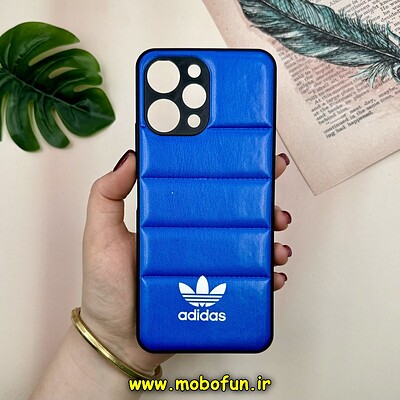 قاب گوشی Redmi 12 - Poco M6 Pro 5G شیائومی پافر چرمی فانتزی Hard محافظ لنز دار طرح Adidas کد 16121