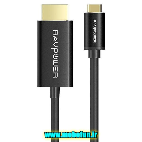 کابل تبدیل USB-C به HDMI راو پاور مدل RP-CB006 طول 1.82 متر