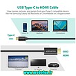 کابل تبدیل USB-C به HDMI راو پاور مدل RP-CB006 طول 1.82 متر