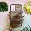 قاب گوشی Galaxy A15 سامسونگ پافر ژله ای ضدضربه ایربگ دار کپسولی شفاف مشکی کد 16139