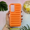 قاب گوشی Galaxy A35 سامسونگ پافر ژله ای ضدضربه ایربگ دار کپسولی نارنجی کد 16154