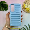 قاب گوشی Galaxy A55 سامسونگ پافر ژله ای ضدضربه ایربگ دار کپسولی آبی کد 16160