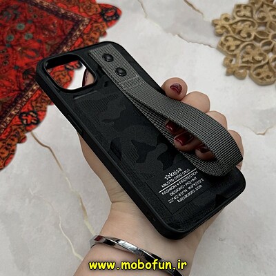 قاب گوشی iPhone 13 - iPhone 14 آیفون دستبندی چریکی Kajsa سری Hard مشکی کد 16206