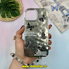 قاب گوشی iPhone 15 آیفون اورجینال POUTAP CASE سه بعدی کرومی دستبندی طرح پروانه لاکچری کد 16237