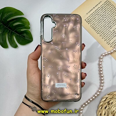 قاب گوشی Galaxy A05S سامسونگ اورجینال POUTAP CASE فانتزی سه بعدی لنز کرومی طرح گل زیبا کد 16336