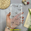 قاب گوشی Galaxy A35 سامسونگ طلقی شیشه ای شفاف اکلیلی طرح پاپیون نگین دار کد 16312