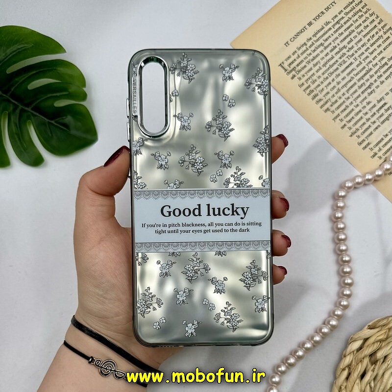 قاب گوشی Galaxy A30S - Galaxy A50S - Galaxy A50 سامسونگ اورجینال POUTAP CASE فانتزی سه بعدی لنز کرومی طرح گل زیبا کد 16347