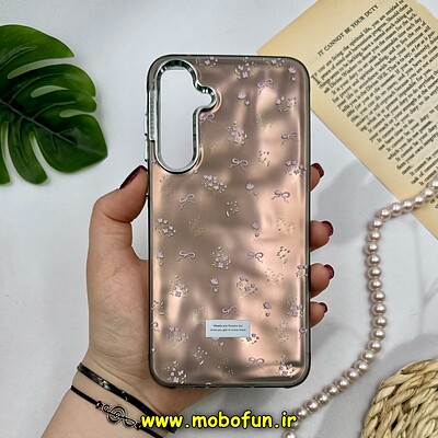 قاب گوشی Galaxy A35 سامسونگ اورجینال POUTAP CASE فانتزی سه بعدی لنز کرومی طرح گل زیبا کد 16350