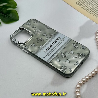 قاب گوشی iPhone 12 - iPhone 12 Pro آیفون اورجینال POUTAP CASE فانتزی سه بعدی لنز کرومی طرح گل زیبا کد 16362