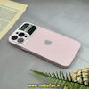 قاب گوشی iPhone 13 Pro Max آیفون PVD مدل AUTO FOCUS محافظ لنز دار صورتی کد 16849
