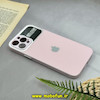 قاب گوشی iPhone 12 Pro Max آیفون PVD مدل AUTO FOCUS محافظ لنز دار صورتی کد 16833
