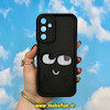قاب گوشی Galaxy A15 سامسونگ طرح سیلیکونی Solid عروسکی فانتزی چاپی محافظ لنزدار طرح چشم مشکی کد 17006