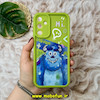 قاب گوشی Galaxy A15 سامسونگ طرح سیلیکونی Solid عروسکی فانتزی چاپی محافظ لنزدار طرح سالیوان سبز فسفری کد 17016