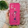 قاب گوشی Galaxy A21S سامسونگ طرح سیلیکونی Solid عروسکی فانتزی چاپی محافظ لنزدار طرح پلنگ صورتی کد 17031