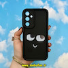 قاب گوشی Galaxy S23 FE سامسونگ طرح سیلیکونی Solid عروسکی فانتزی چاپی محافظ لنزدار طرح چشم مشکی کد 17258