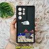 قاب گوشی Galaxy S24 Ultra سامسونگ طرح سیلیکونی Solid عروسکی فانتزی چاپی محافظ لنزدار طرح The North Face کد 17287