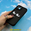 قاب گوشی iPhone 14 آیفون طرح سیلیکونی Solid عروسکی فانتزی چاپی محافظ لنزدار طرح چشم مشکی کد 17164