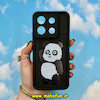قاب گوشی Redmi Note 13 Pro 5G - Poco X6 شیائومی طرح سیلیکونی Solid عروسکی فانتزی چاپی محافظ لنزدار طرح پاندا مشکی کد 17254