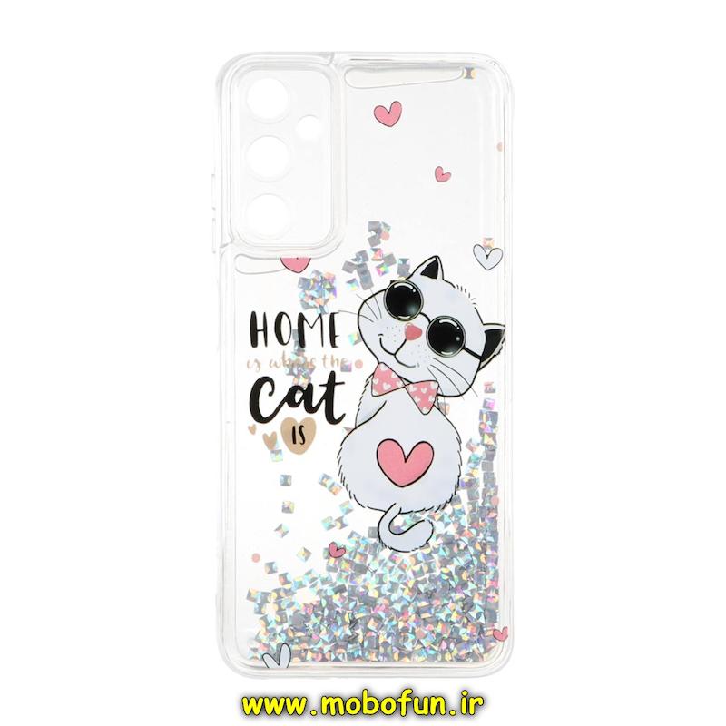 قاب گوشی Galaxy A05S سامسونگ اورجینال طرح اکلیلی گربه کیوت کد 40610