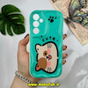 قاب گوشی Galaxy S23 FE سامسونگ فانتزی عروسکی کیوت ژله ای محافظ لنز دار طرح گربه لاکچری کد 17457