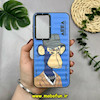 قاب گوشی Galaxy A55 سامسونگ اورجینال ضد ضربه یانگ کیت YOUNGKIT مات طرح گوریل گنگ بالا آبی کد 17495