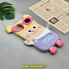 قاب گوشی iPhone 11 آیفون سیلیکونی پاک کنی طرح عروسکی برجسته Cute کد 17574