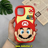 قاب گوشی iPhone 11 آیفون سیلیکونی پاک کنی طرح عروسکی برجسته Super Mario کد 17575