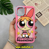 قاب گوشی iPhone 11 آیفون سیلیکونی پاک کنی طرح عروسکی برجسته Power Girl کد 17577