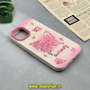 قاب گوشی  iPhone 13 - iPhone 14 - iPhone 15 آیفون سیلیکونی پاک کنی طرح عروسکی برجسته پروانه کد 17613
