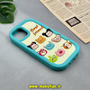 قاب گوشی  iPhone 13 - iPhone 14 - iPhone 15 آیفون سیلیکونی پاک کنی طرح عروسکی برجسته کد 17614