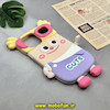 قاب گوشی  iPhone 14 Pro Max - iPhone 15 Pro Max آیفون سیلیکونی پاک کنی طرح عروسکی برجسته Cute کد 17644