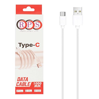 کابل شارژ USB به Type-C آر پی اس RPS فست 6 آمپر طول 1 متر کد 30064