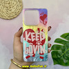 قاب گوشی Redmi Note 13 4G شیائومی فانتزی سخت Hard لیزری طرح Keep Lovin کد 18034