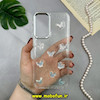 قاب گوشی Galaxy A25 سامسونگ لاکچری شفاف رزینی طرح شاین لنز کرومی طرح پروانه کد 17680