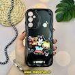 قاب گوشی Galaxy A05S سامسونگ ژله ای سولید SOLID منحنی سه بعدی برجسته عروسکی TOY STORY محافظ لنز دار مشکی کد 18053