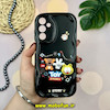 قاب گوشی Galaxy A15 سامسونگ ژله ای سولید SOLID منحنی سه بعدی برجسته عروسکی TOY STORY محافظ لنز دار مشکی کد 18069