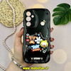 قاب گوشی Galaxy A25 سامسونگ ژله ای سولید SOLID منحنی سه بعدی برجسته عروسکی TOY STORY محافظ لنز دار مشکی کد 18076