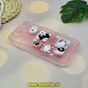 قاب گوشی Galaxy A25 سامسونگ ژله ای سولید SOLID منحنی سه بعدی برجسته عروسکی KITTY محافظ لنز دار صورتی کد 18079