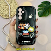 قاب گوشی Galaxy S23 FE سامسونگ ژله ای سولید SOLID منحنی سه بعدی برجسته عروسکی TOY STORY محافظ لنز دار مشکی کد 18182