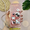 قاب گوشی Galaxy S23 FE سامسونگ ژله ای سولید SOLID منحنی سه بعدی برجسته عروسکی KITTY محافظ لنز دار صورتی کد 18184