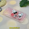 قاب گوشی Galaxy S24 Ultra سامسونگ ژله ای سولید SOLID منحنی سه بعدی برجسته عروسکی KITTY محافظ لنز دار صورتی کد 18193