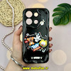 قاب گوشی Redmi Note 13 4G شیائومی ژله ای سولید SOLID منحنی سه بعدی برجسته عروسکی TOY STORY محافظ لنز دار مشکی کد 18166