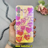 قاب گوشی Galaxy A15 سامسونگ طلقی لاکچری بارلی نگین دار طرح قلب صورتی کد 18201