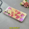 قاب گوشی Galaxy S23 FE سامسونگ طلقی لاکچری بارلی نگین دار طرح قلب صورتی کد 18267