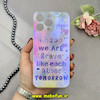 قاب گوشی iPhone 15 Pro Max آیفون طلقی لاکچری بارلی نگین دار طرح نوشته انگلیسی کد 18236