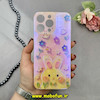 قاب گوشی iPhone 15 Pro Max آیفون طلقی لاکچری بارلی نگین دار طرح خرگوش کد 18238